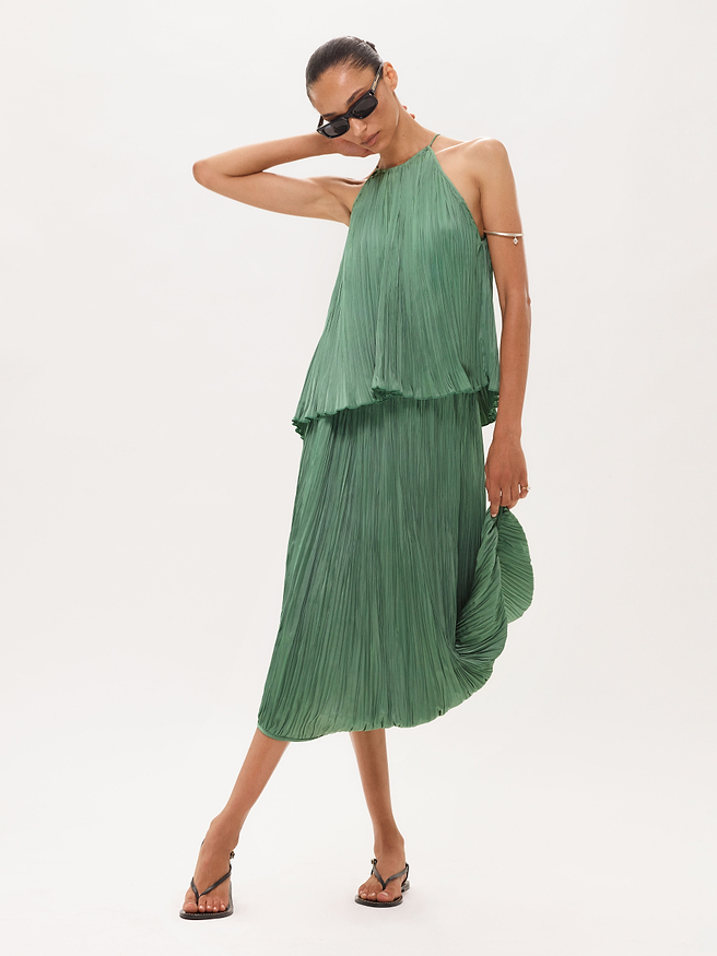 Tibet Top in Plissé
