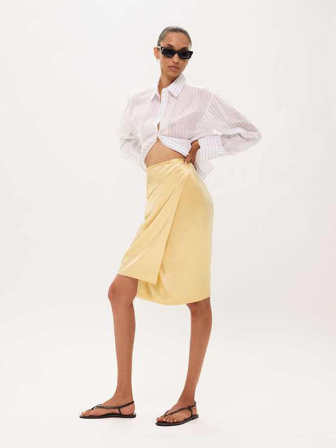 Brein Shirt in Silk Cotton