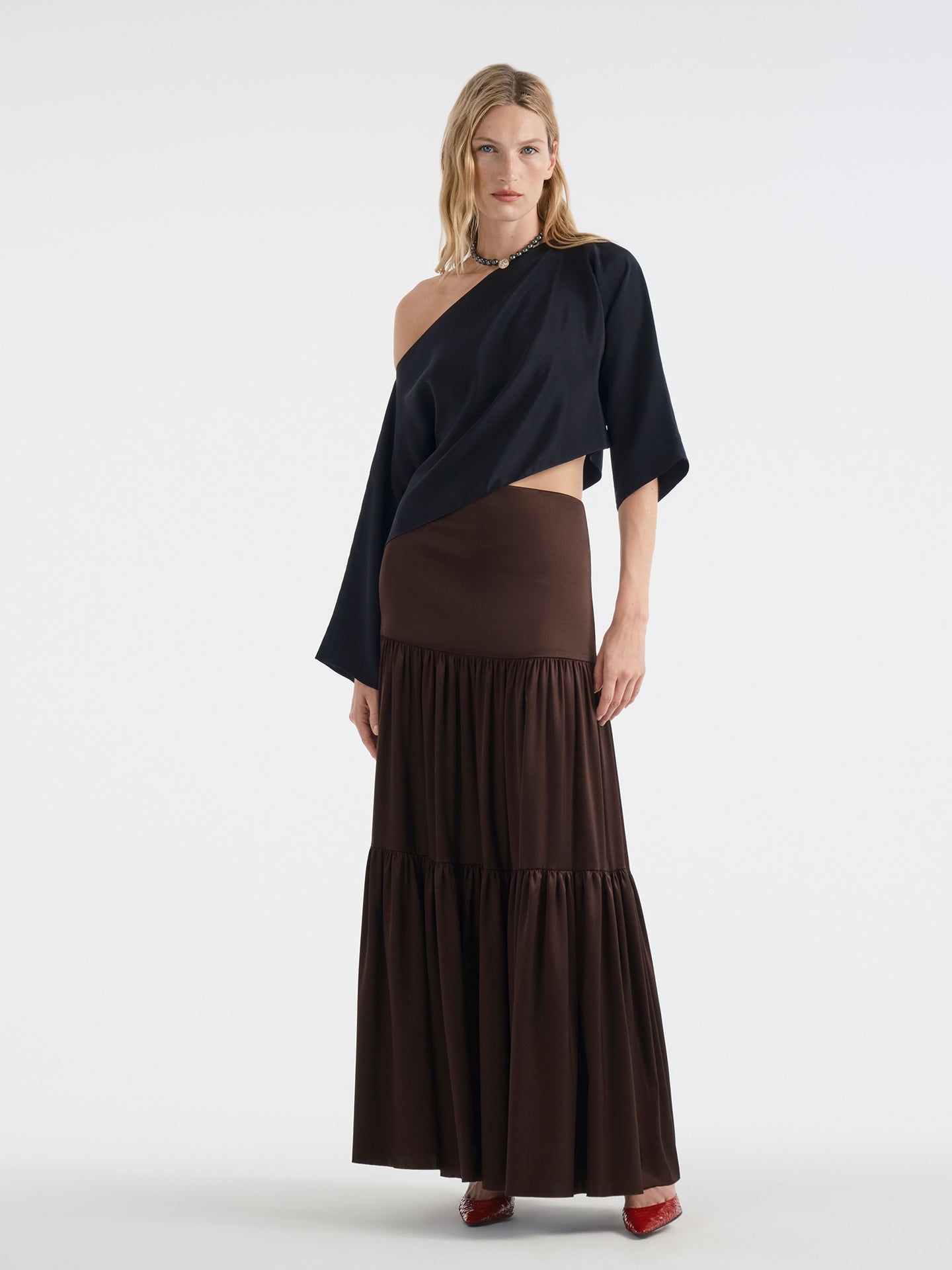Isolde Skirt in Silk - AFLALO