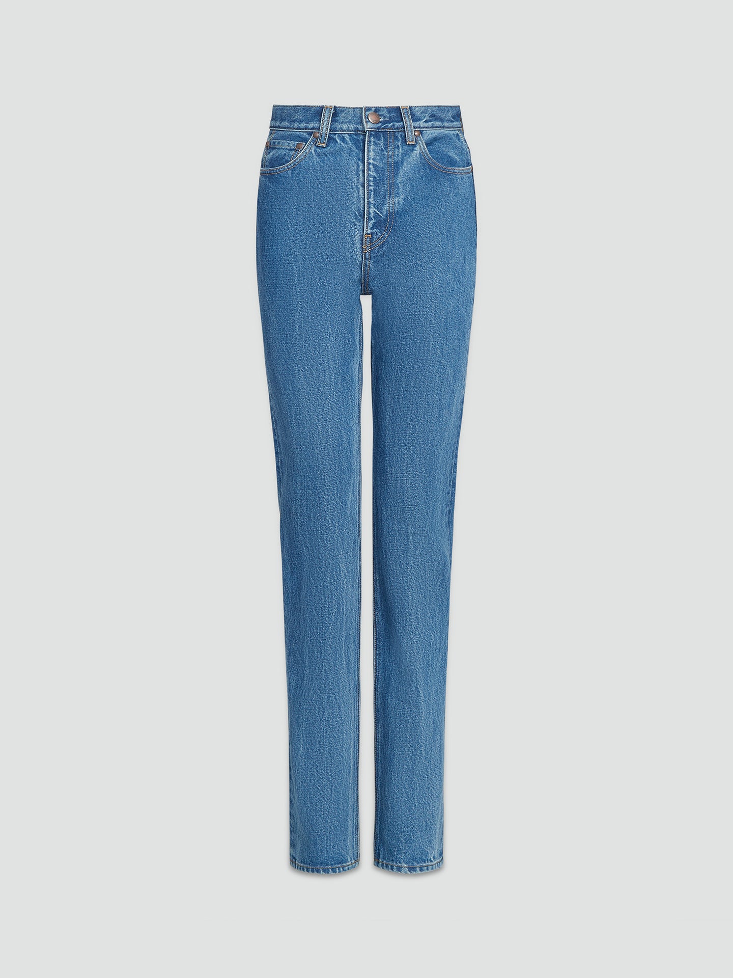 Bishop Jean in Rigid Denim - AFLALO