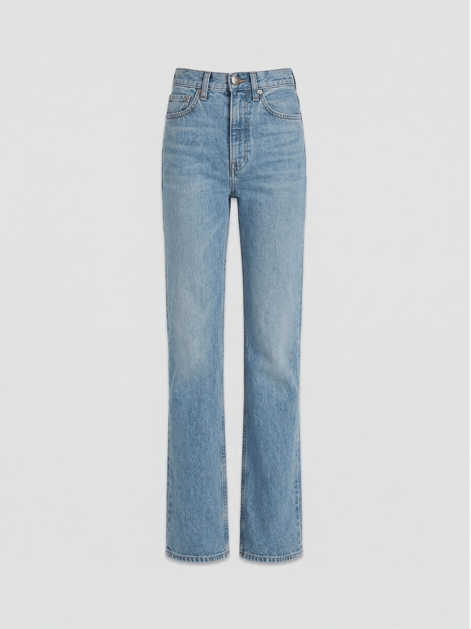 AFLALO Brontë Jean – Country Mesa Rigid Denim - Ghost Front