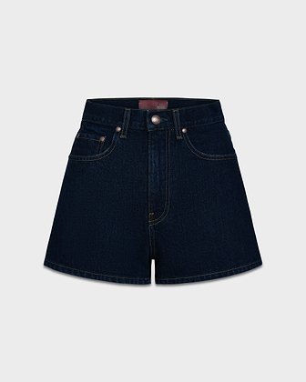 AFLALO Chopin Short in Rigid Denim – Nihon Rinse - Ghost Front