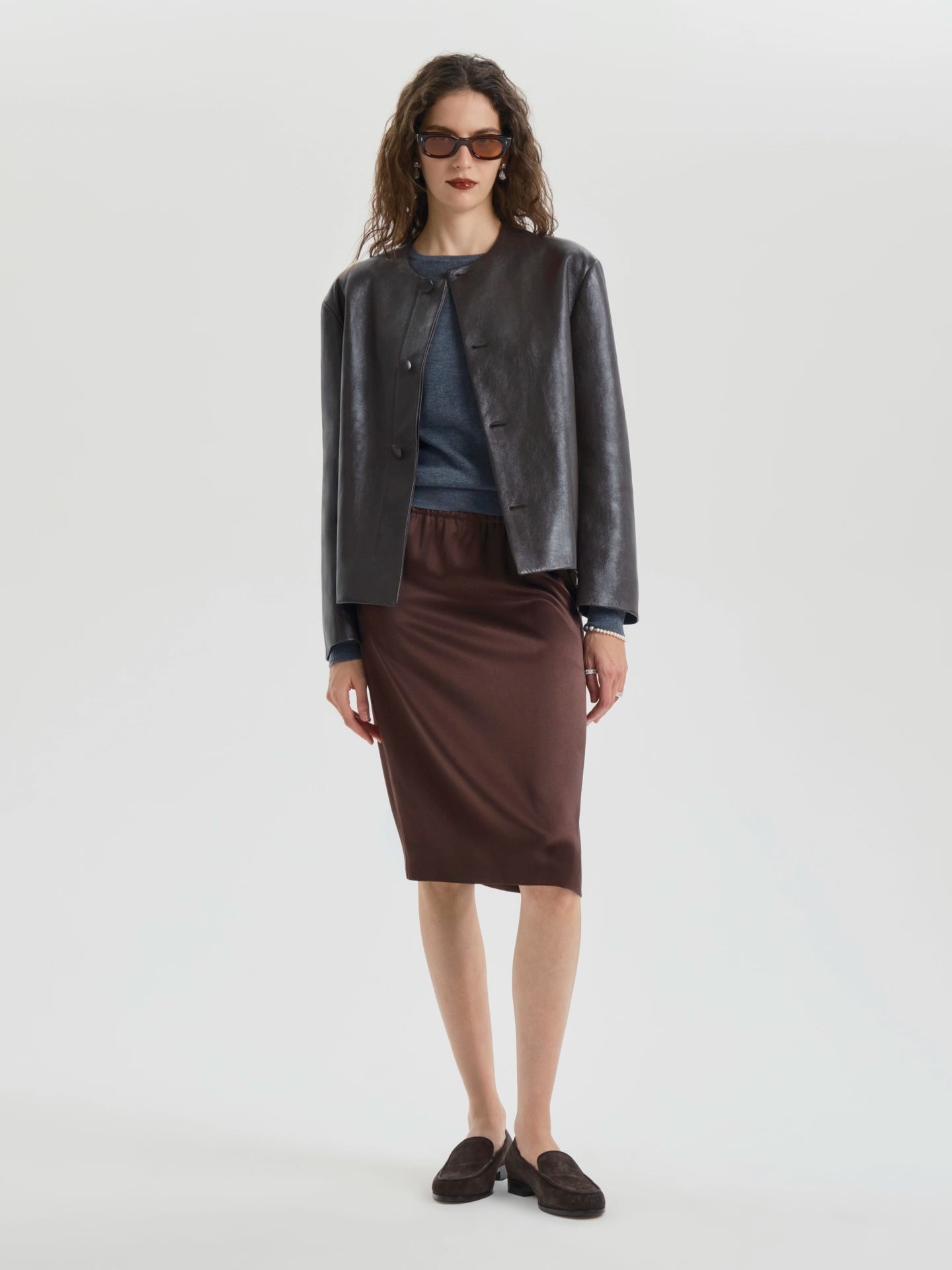 Galen Skirt in Silk