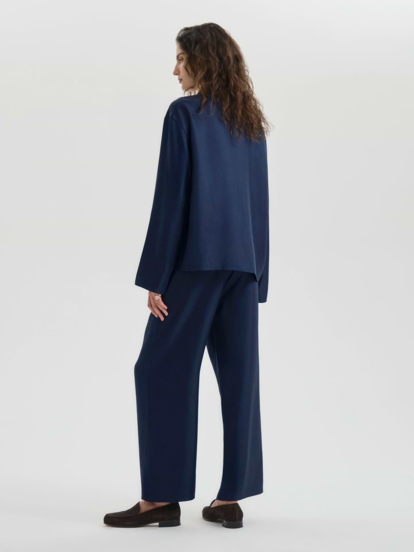 Lyra Shirt in Silk - AFLALO