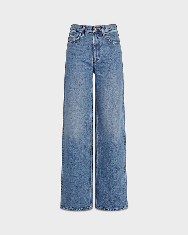 AFLALO Hardy Jean in Rigid Denim – Blue Hour - Ghost Front