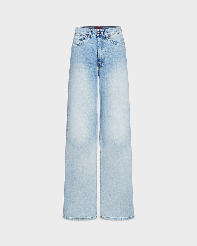 AFLALO Hardy Jean in Rigid Denim – Salt Air - Ghost Front