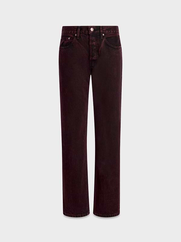 AFLALO Kundera Jean – Acid Plum Rigid Denim - Ghost Front