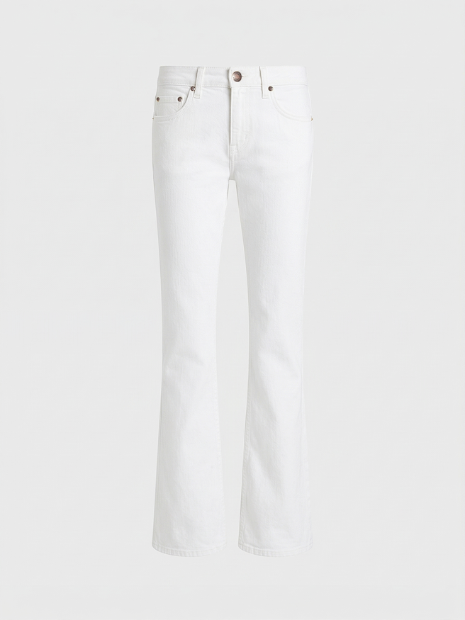 AFLALO Leary Jean – Marshmallow Rigid Denim - Ghost Front