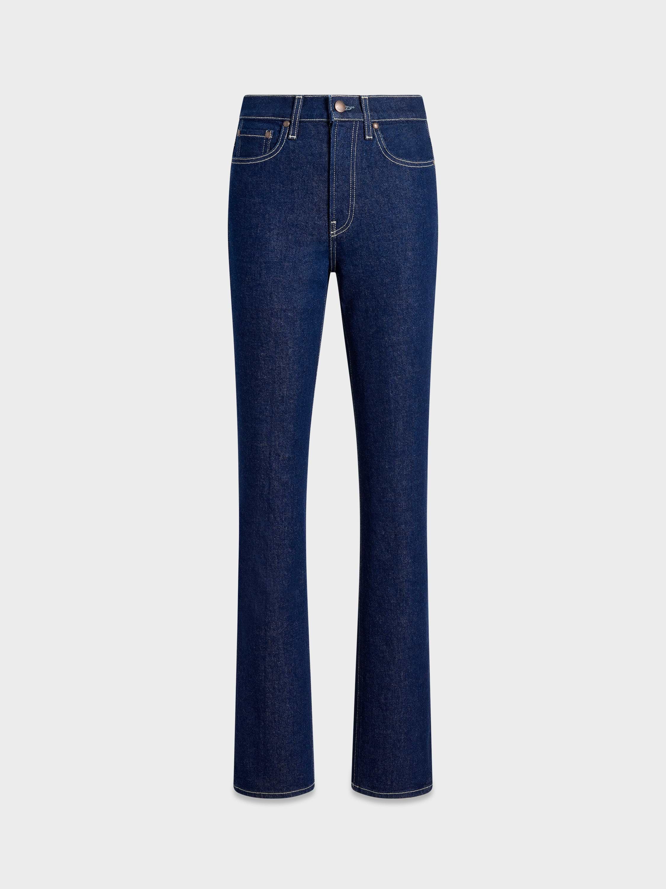 AFLALO Miller Jean – Deep Rinse Stretch Denim - Ghost Front