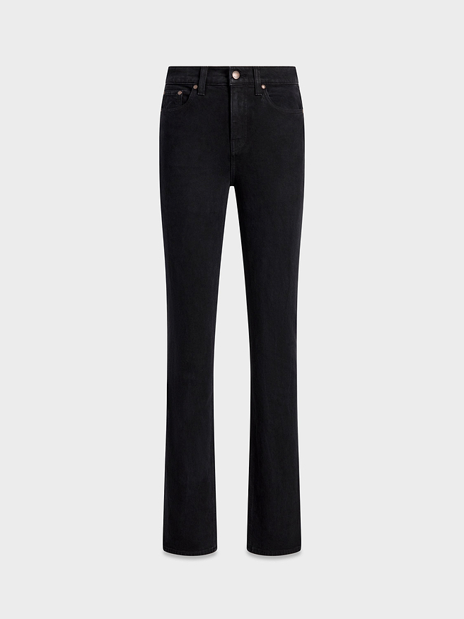 AFLALO Miller Jean – Pure Onyx Stretch Denim - Ghost Front