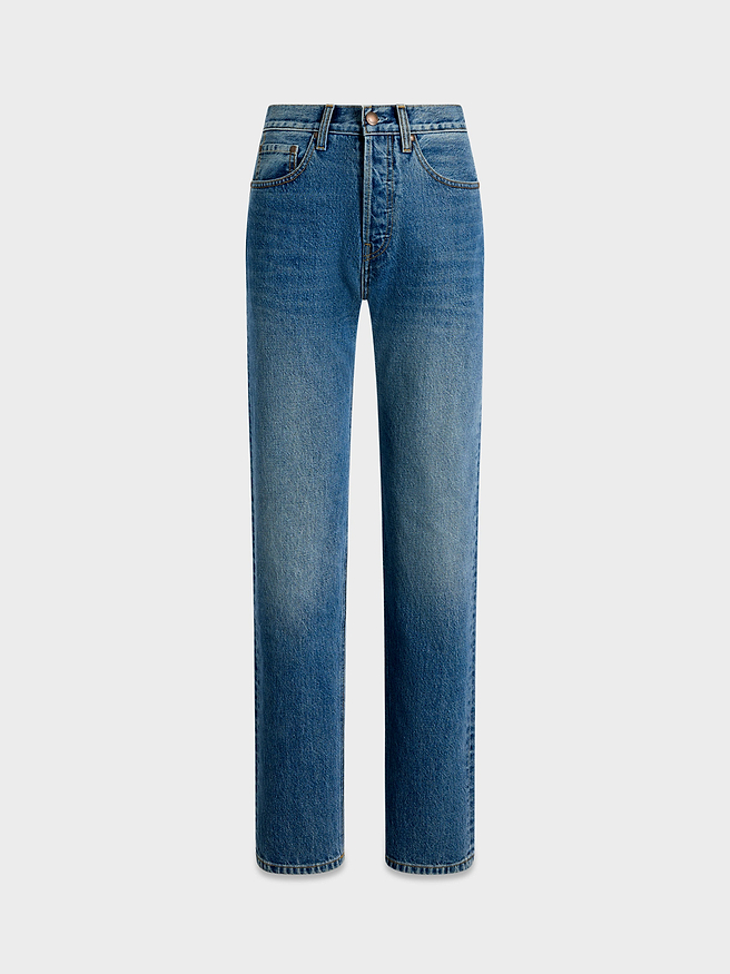 AFLALO Orwell Jean – Blue Hour Rigid Denim - Ghost Front