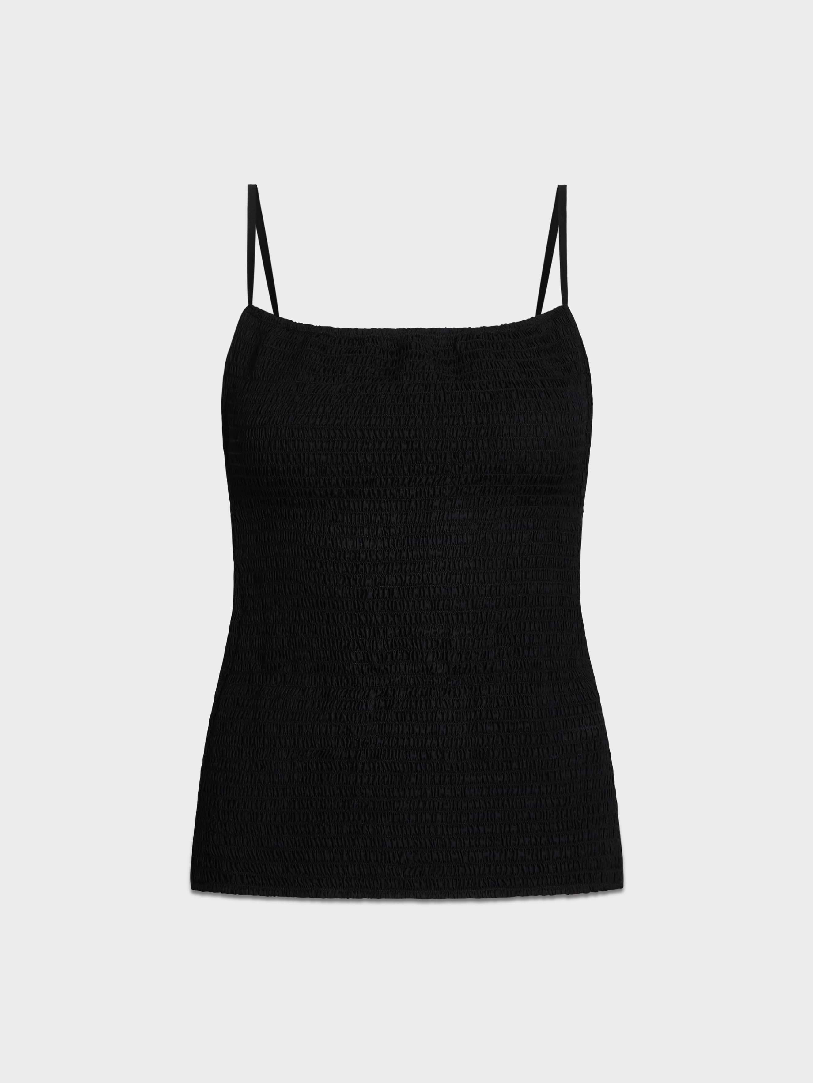 AFLALO Ruvina Top in Silk – Black - Ghost