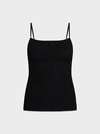 AFLALO Ruvina Top in Silk – Black - Ghost