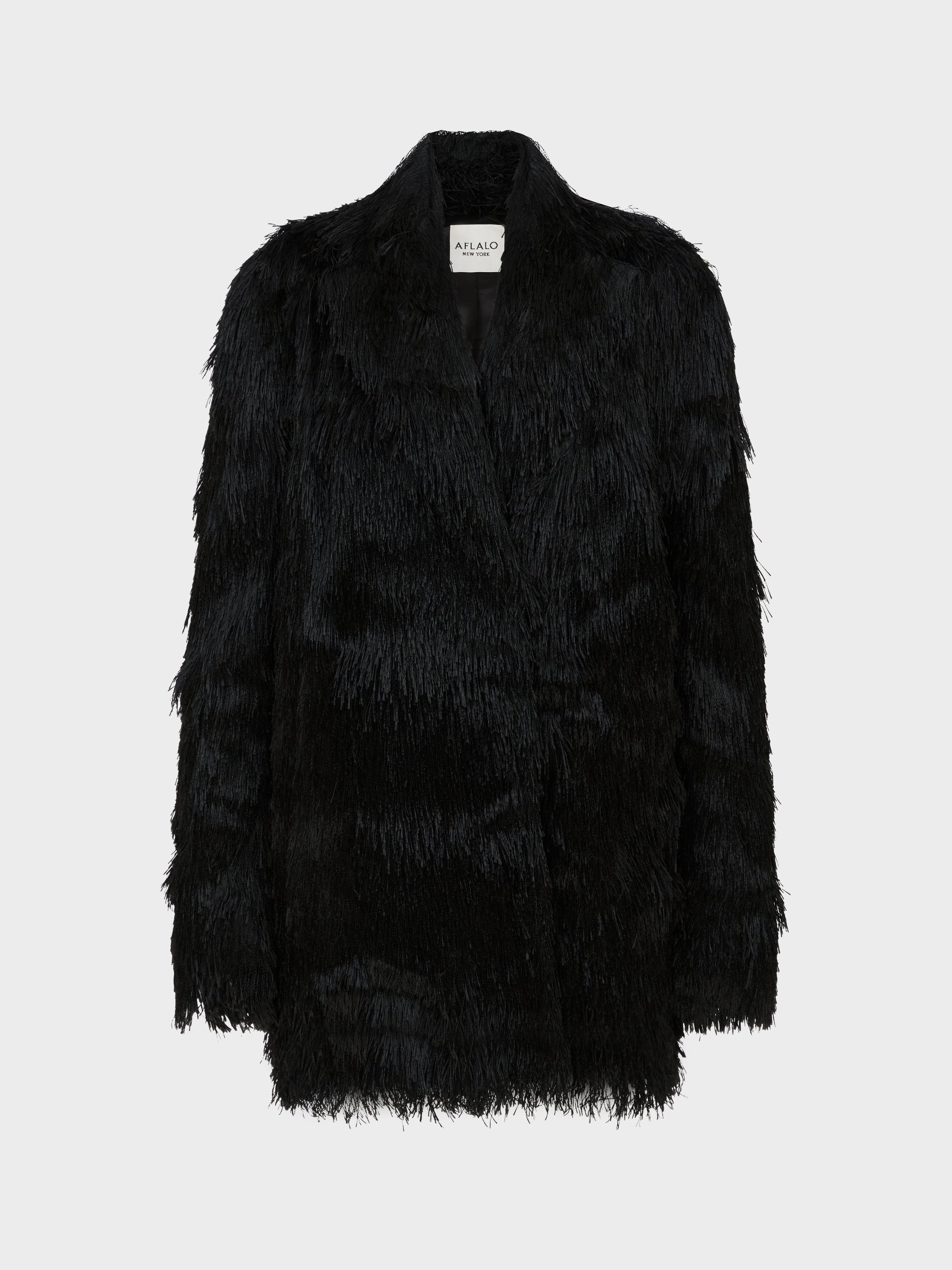 Ravel Coat in Fringe