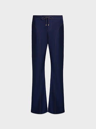 AFLALO Tavi Pant in Wool – Bright Navy - Ghost Front