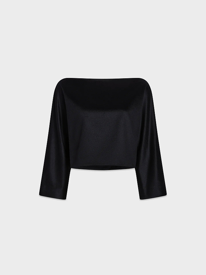 Thea Top in Cashmere Chinchilla - AFLALO