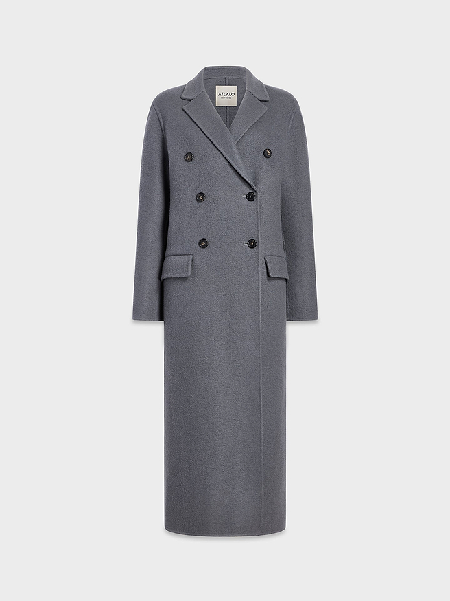 Valent Coat in Cashmere - AFLALO