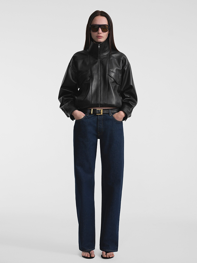 AFLALO Verne Jean – Nihon Rinse Rigid Denim - Model Front