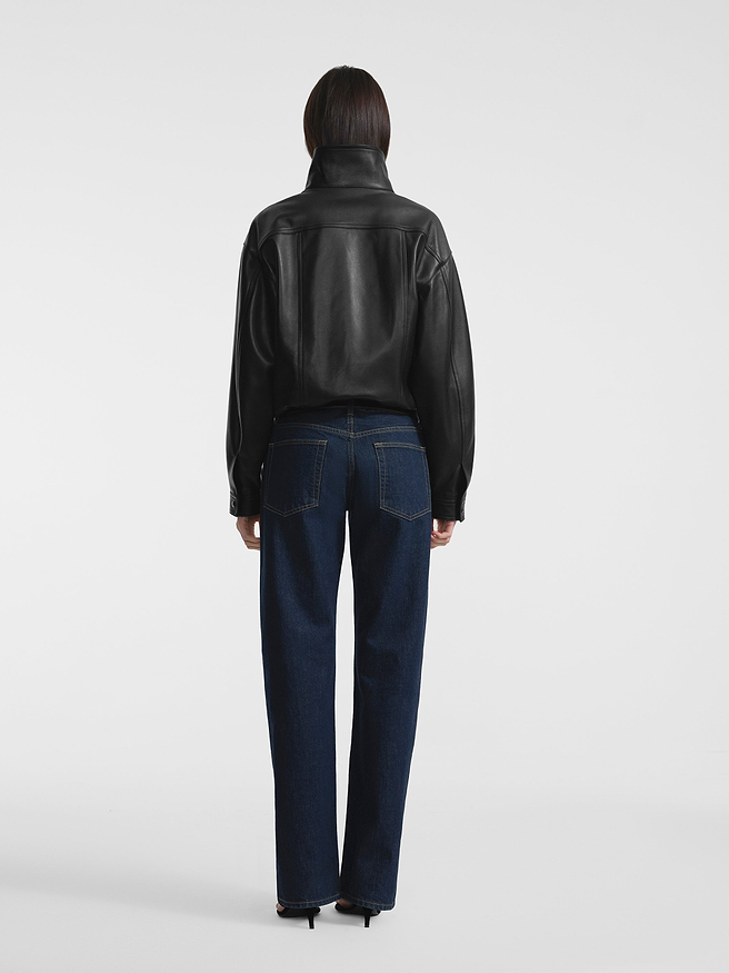 AFLALO Verne Jean – Nihon Rinse Rigid Denim - Model Back