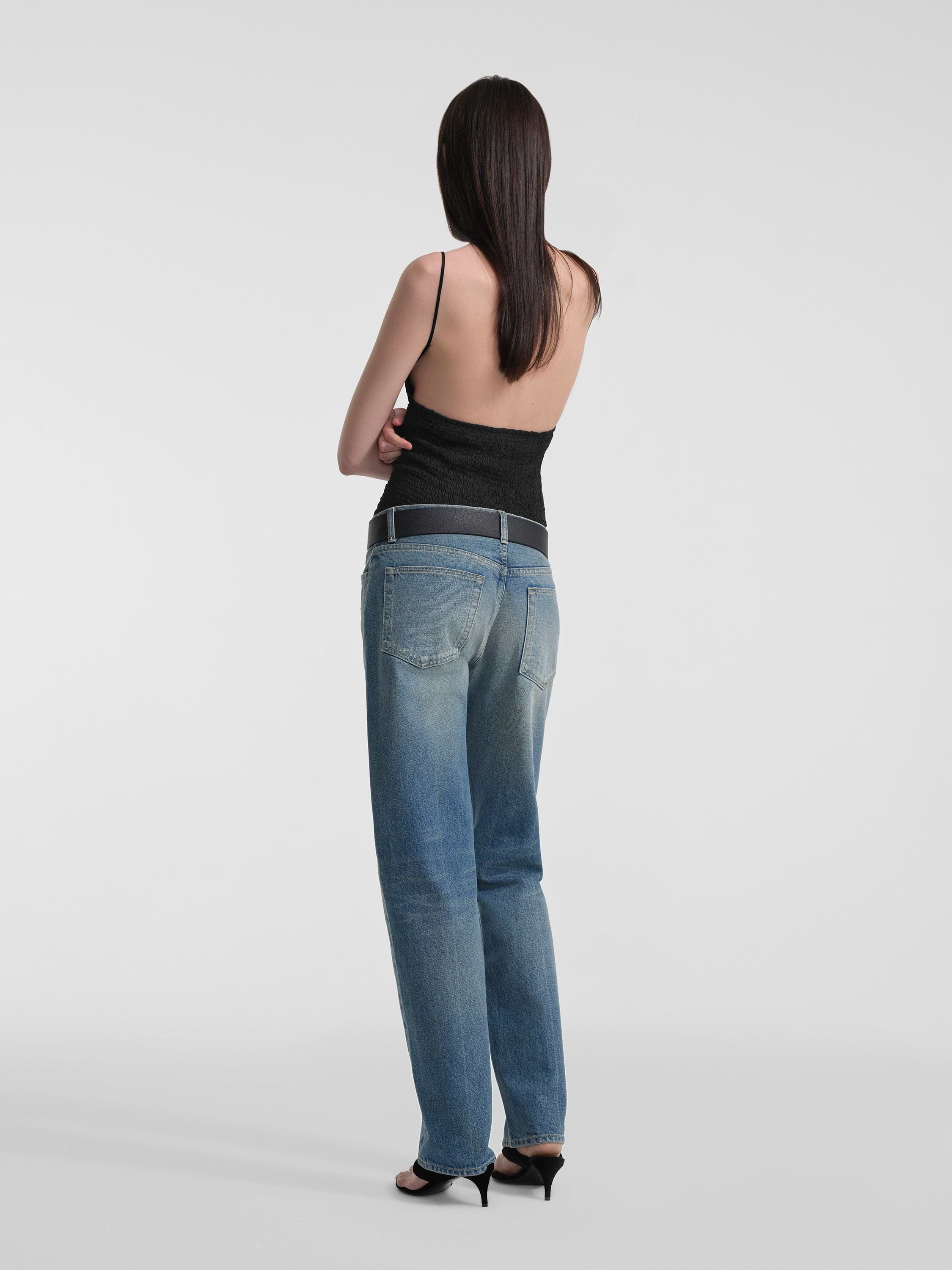 AFLALO Verne Jean – Western Haze Rigid Denim - Model Back