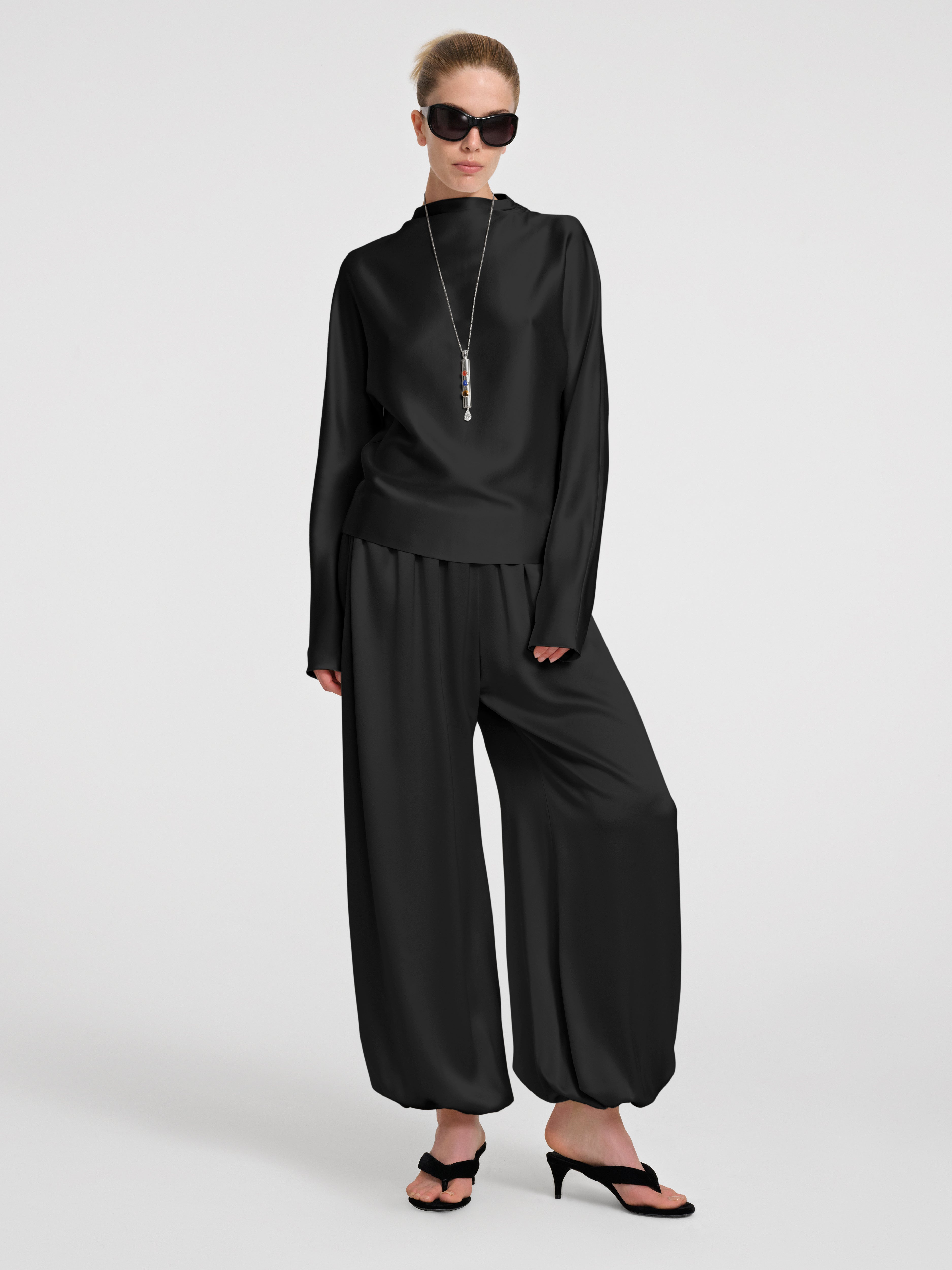 Elena Pant in Silk