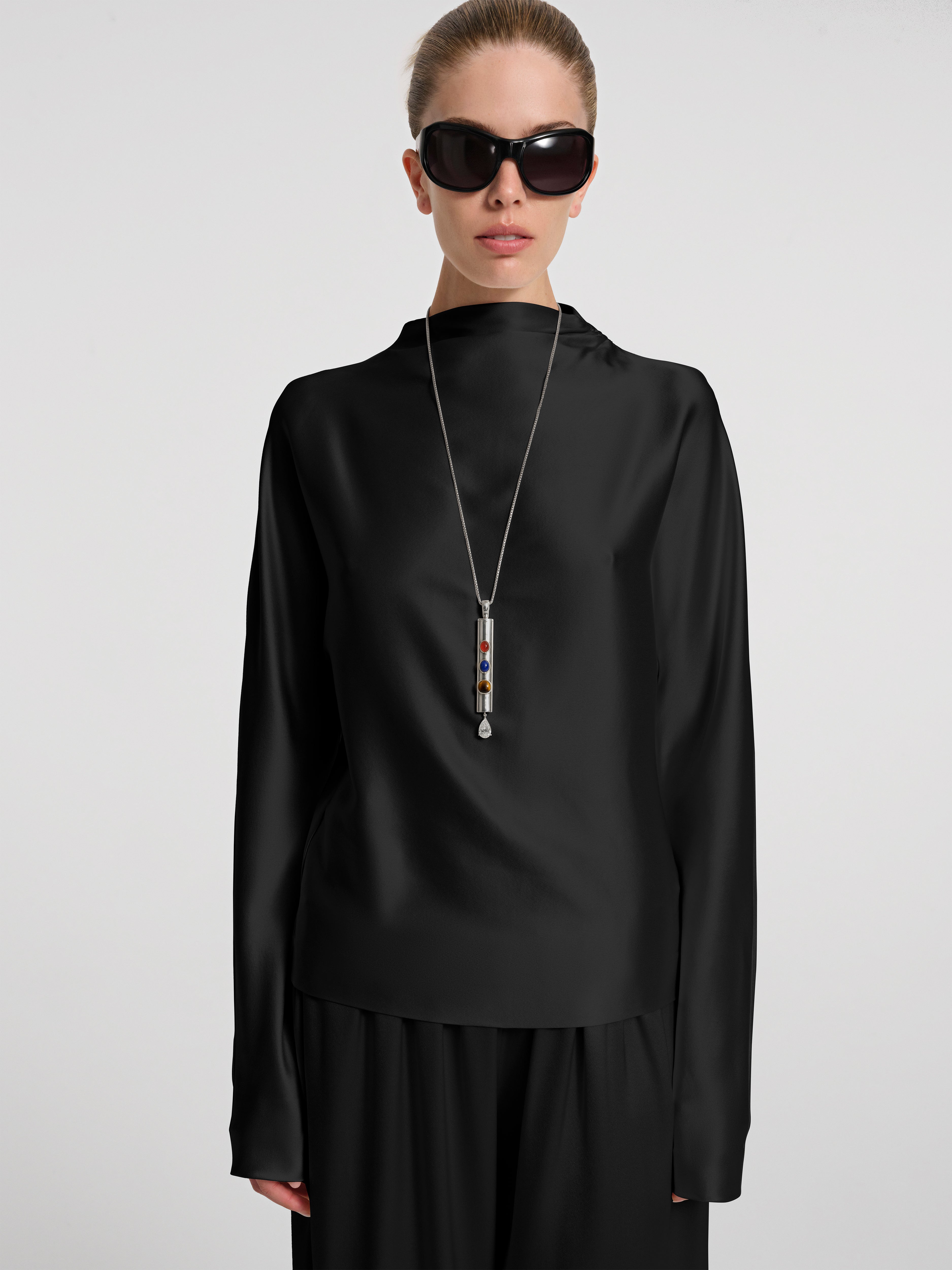Ziva Top in Silk