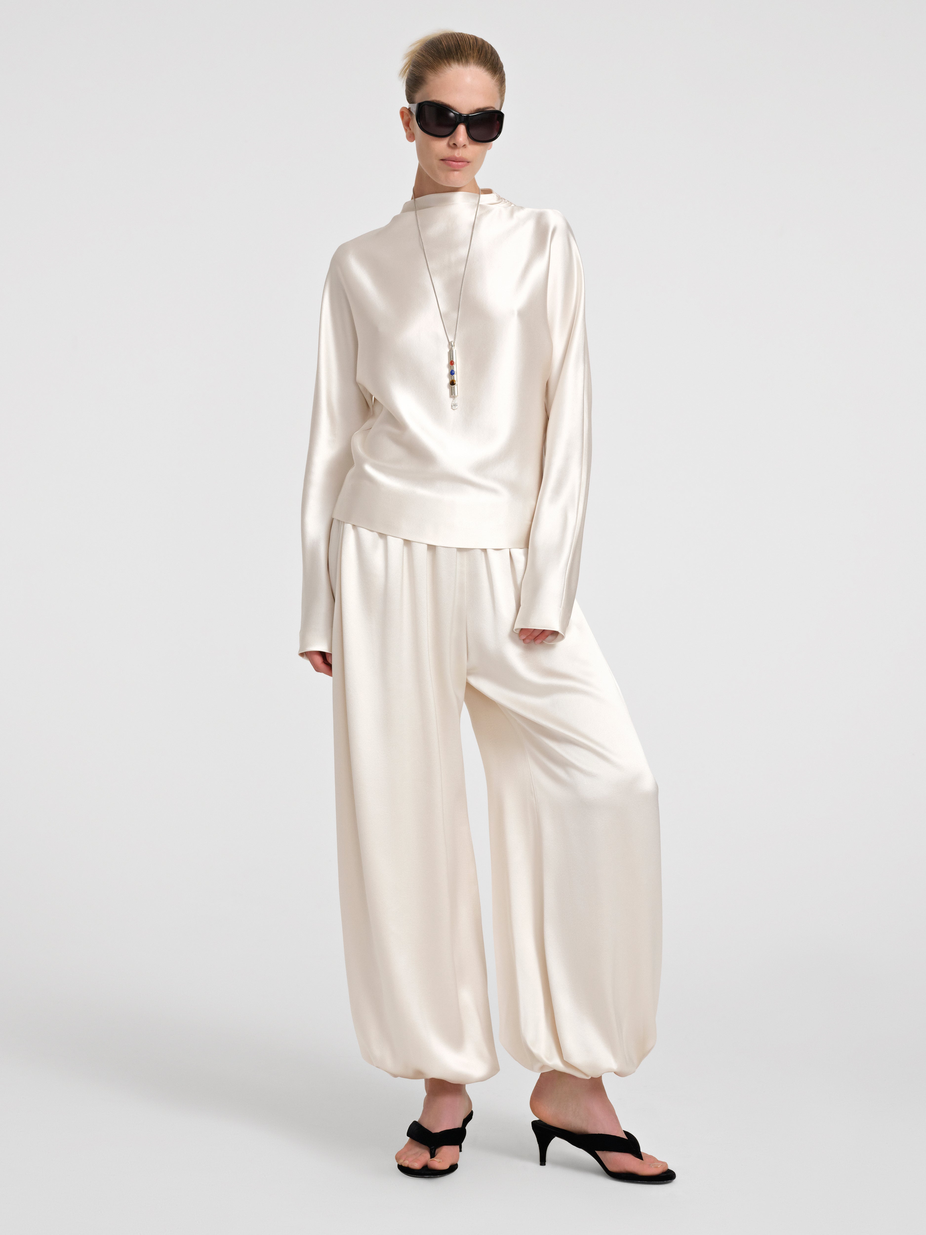 Elena Pant in Silk