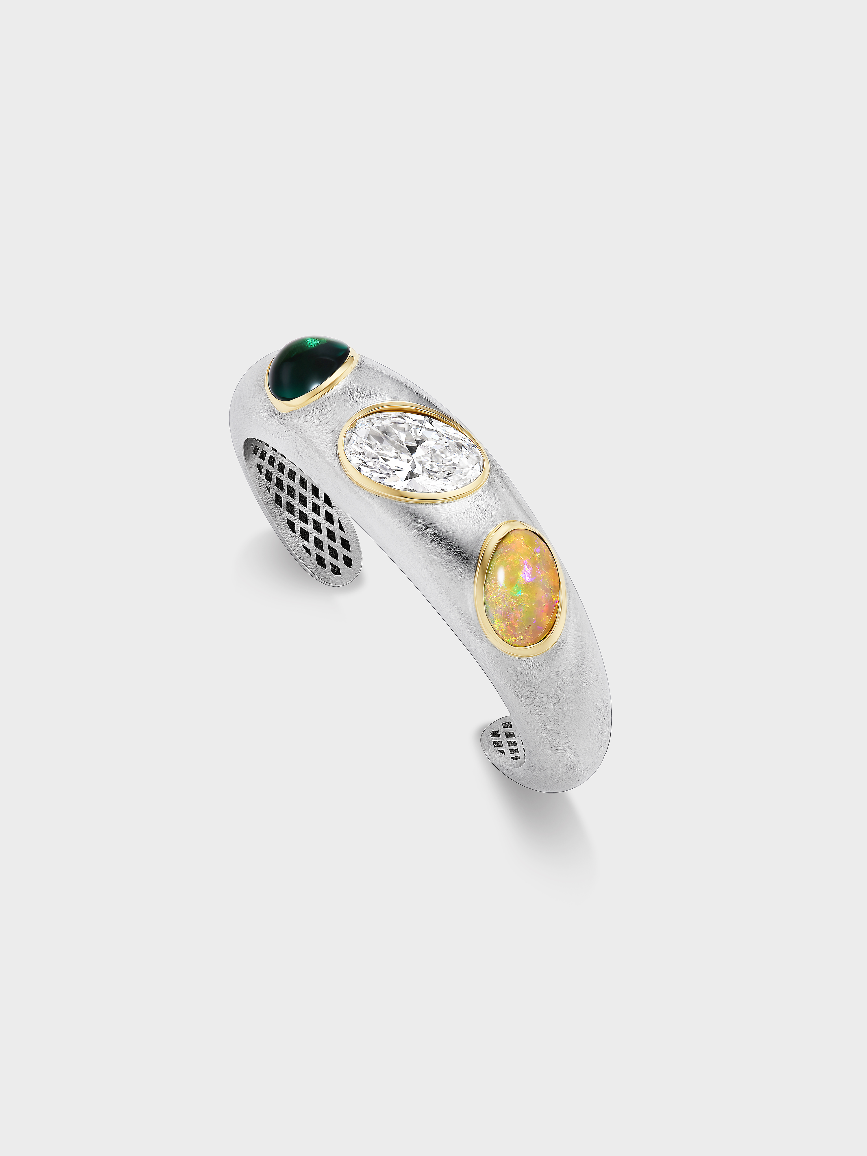 Romani Cuff in Silver