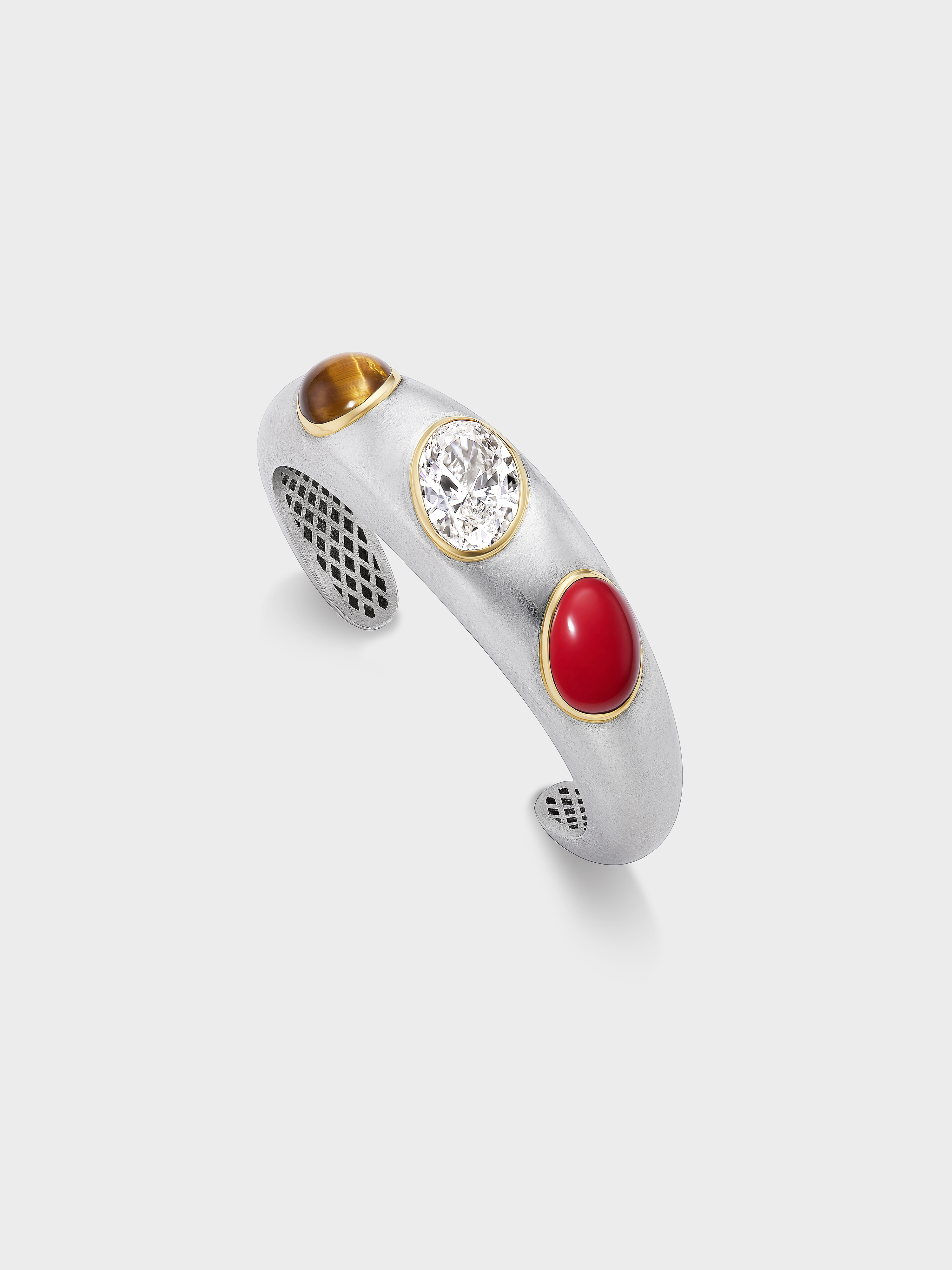 Romani Cuff in Silver