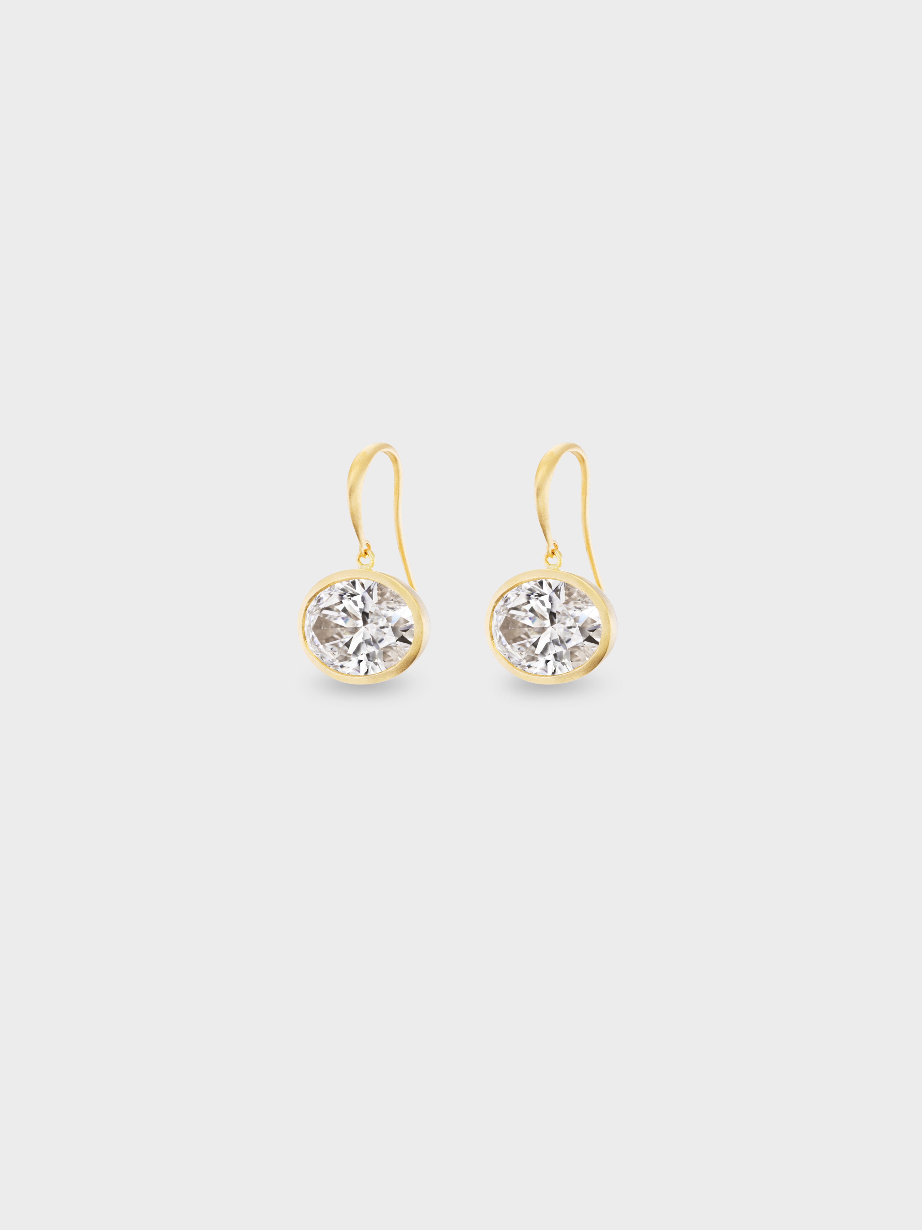 Fishhook Earrings in Gold