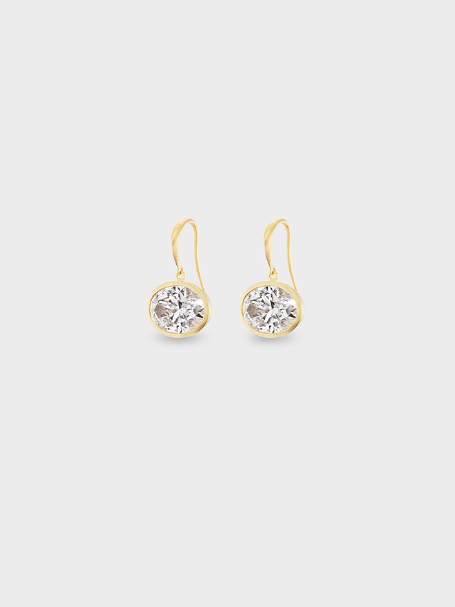 Fishhook Earrings in Gold