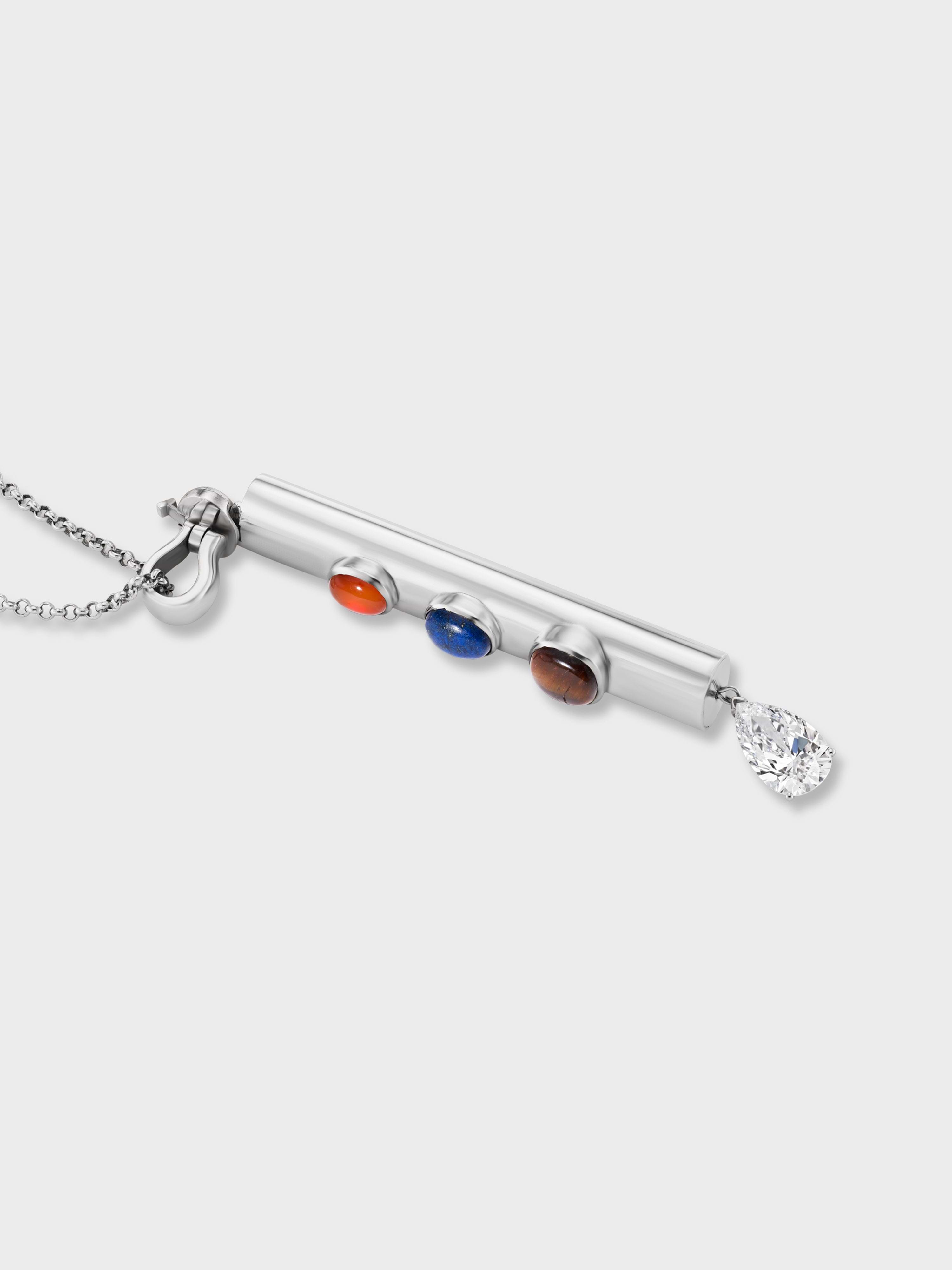 Mom Necklace in Silver
