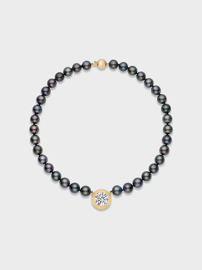 Tahitian Oracle Strand Necklace in Gold