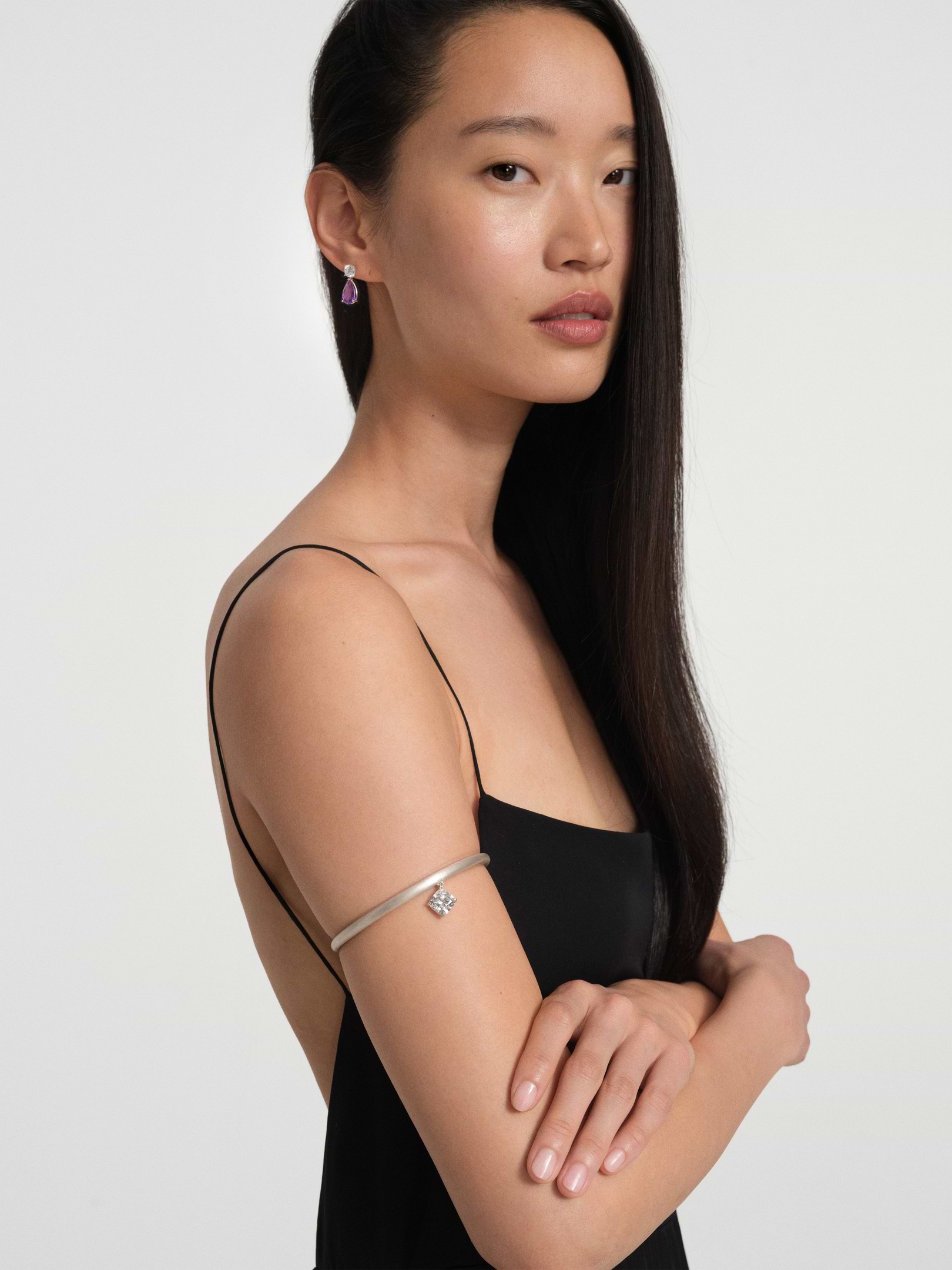 Bicep Bangle in Silver