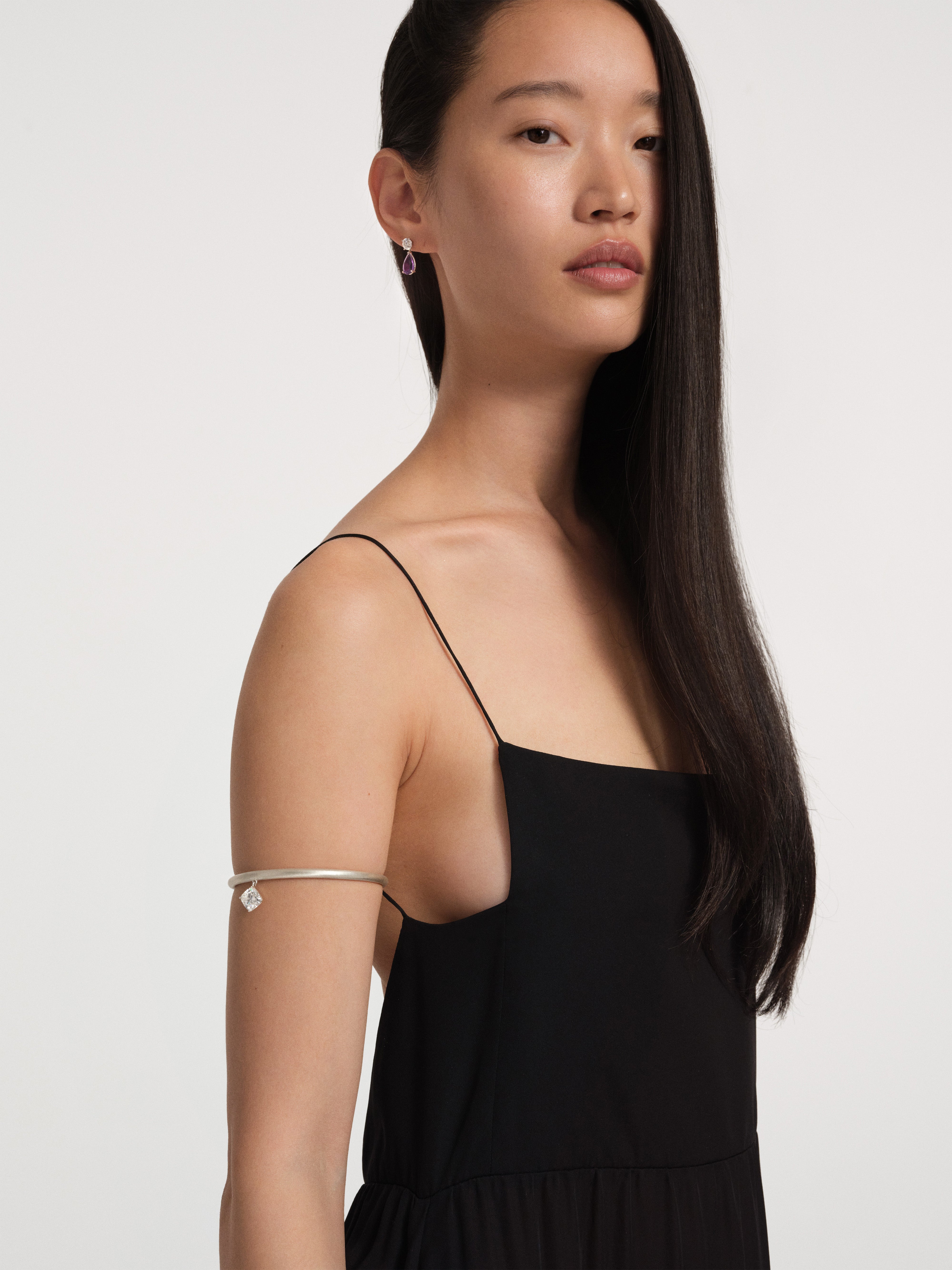 Bicep Bangle in Silver