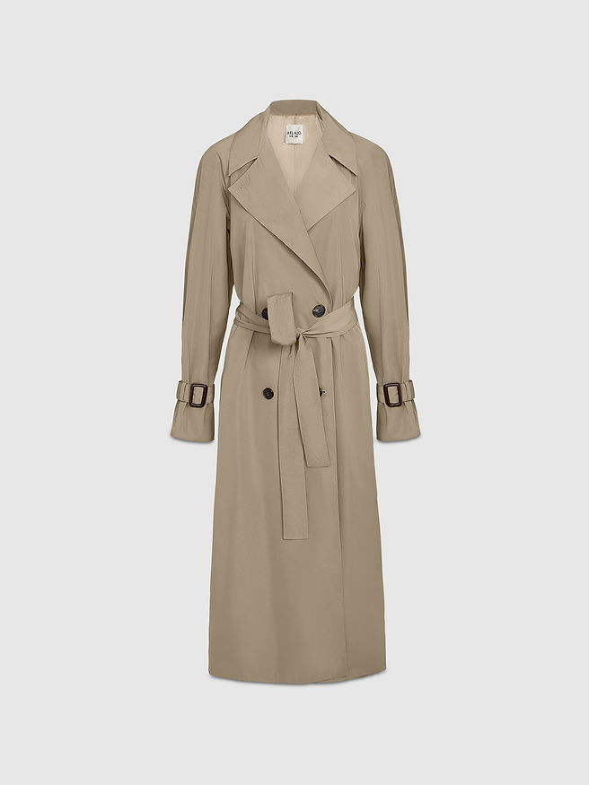 Luna Trench in Cotton Nylon