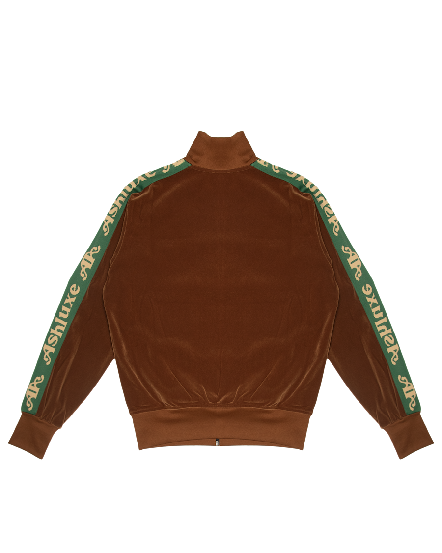 Ashluxe Paradise Track Jacket  Brown