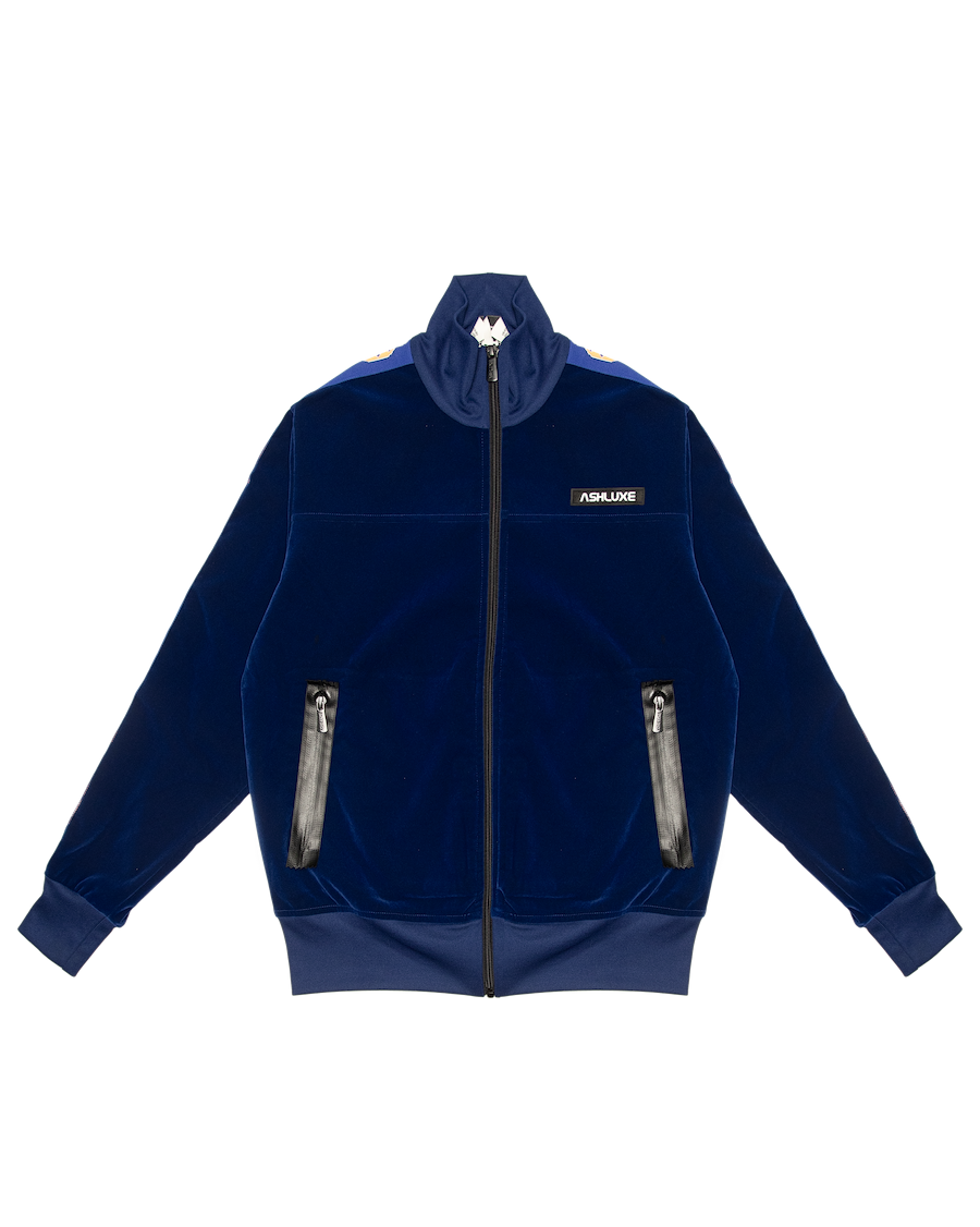 Ashluxe Paradise Track Jacket  Blue