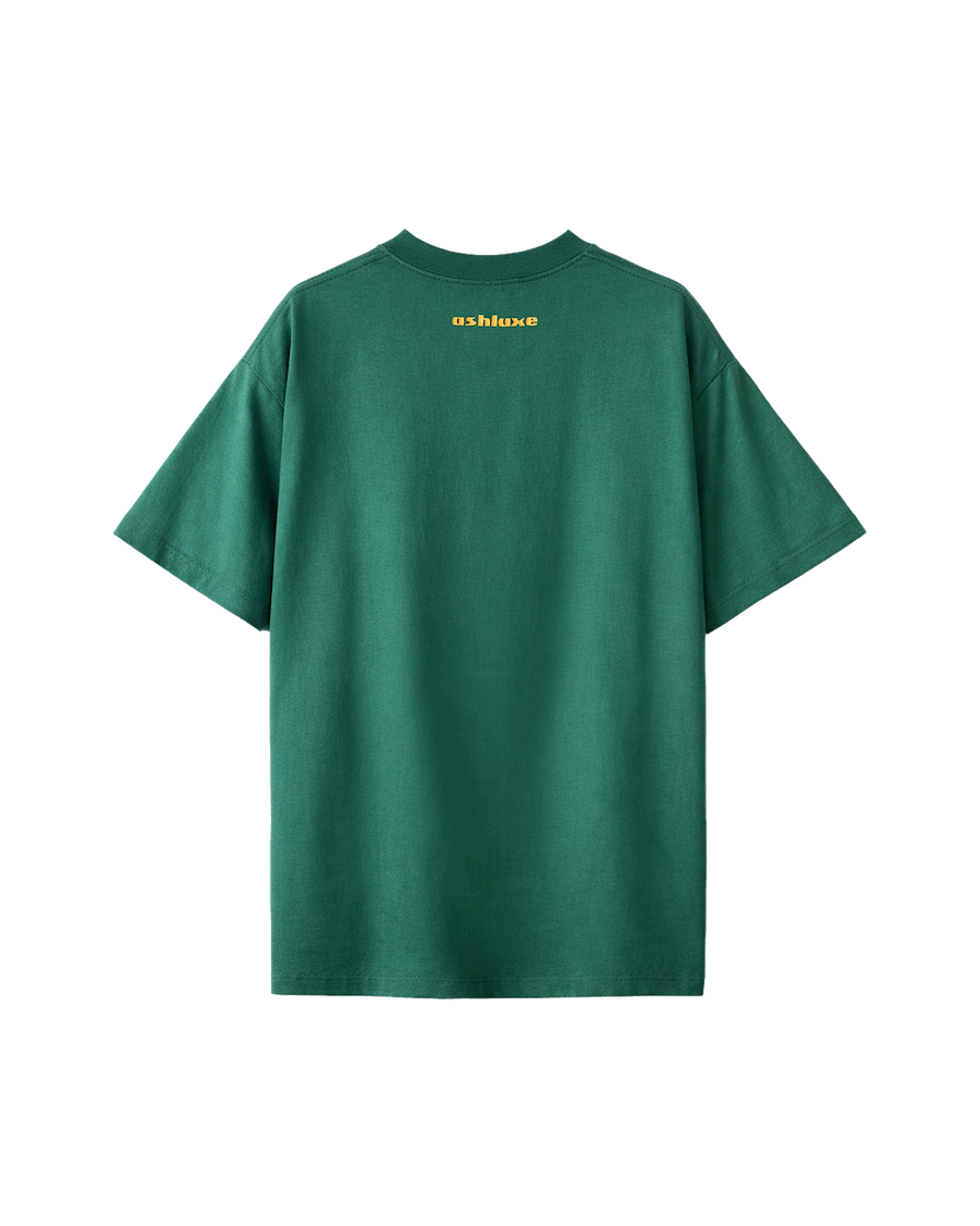 Ashluxe Ngn X Bra Collage T-Shirt Green