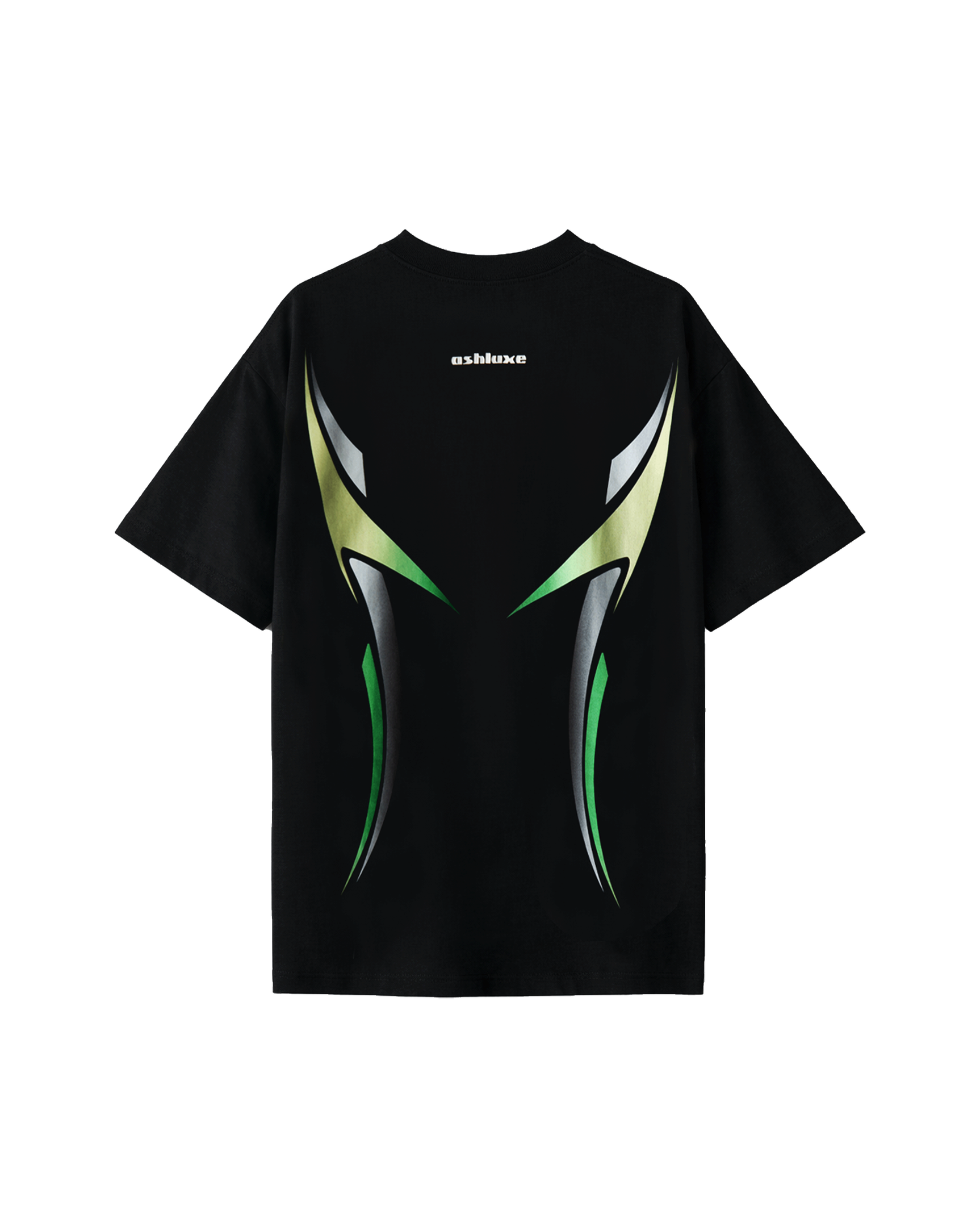 Ashluxe Race Code T-Shirt Black Green
