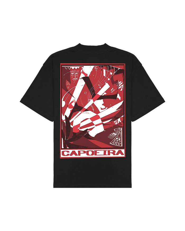 Ashluxe Capoeira Large Graphic T-shirt Black