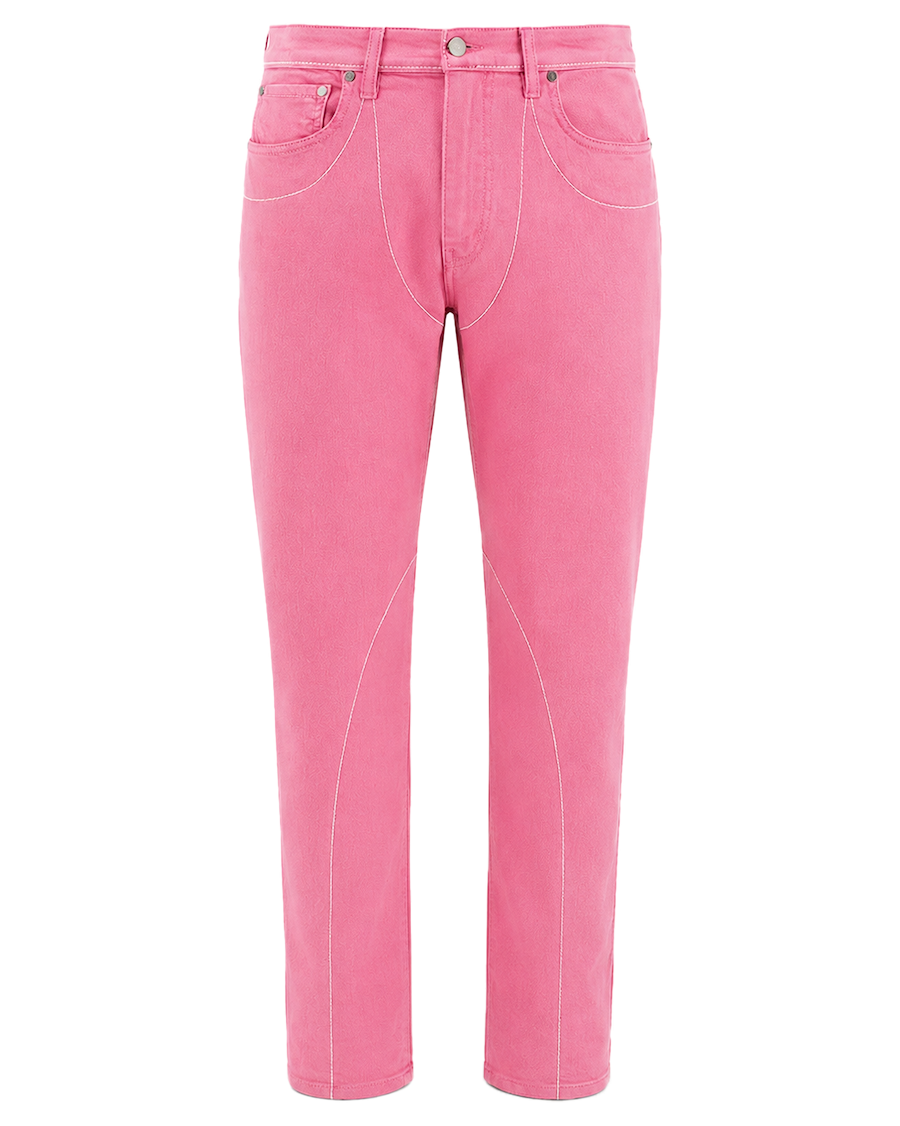 Ashluxe Female Denim Slimfit Pants 5Pockets - Pink