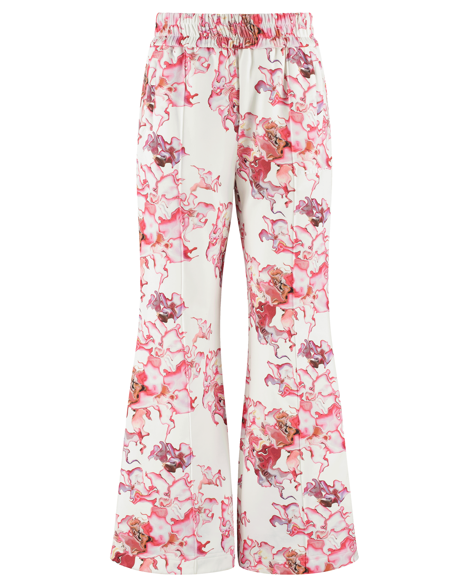 Ashluxe Female Printed Track Pant - Flowery Pink