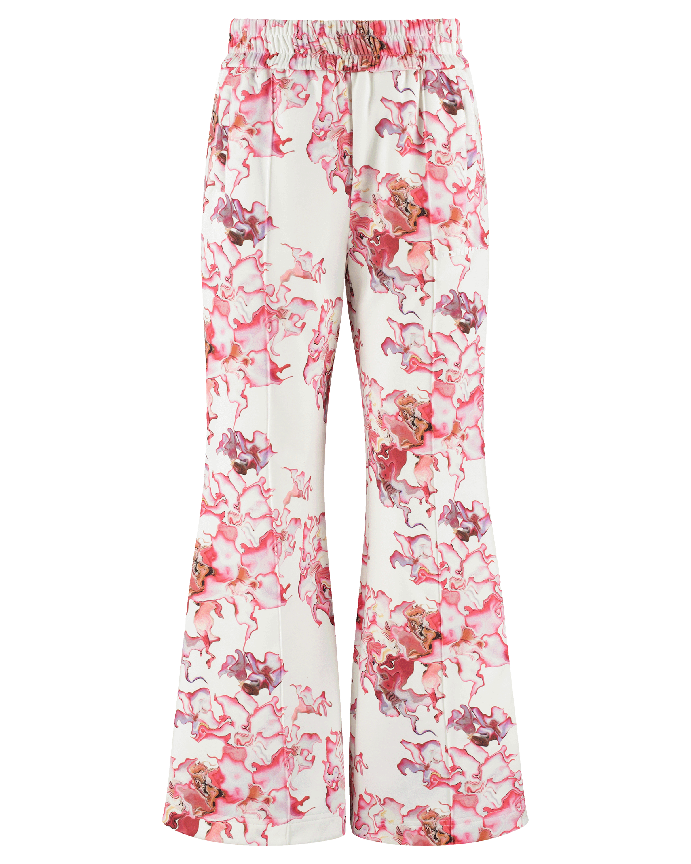 Ashluxe Female Printed Track Pant - Flowery Pink
