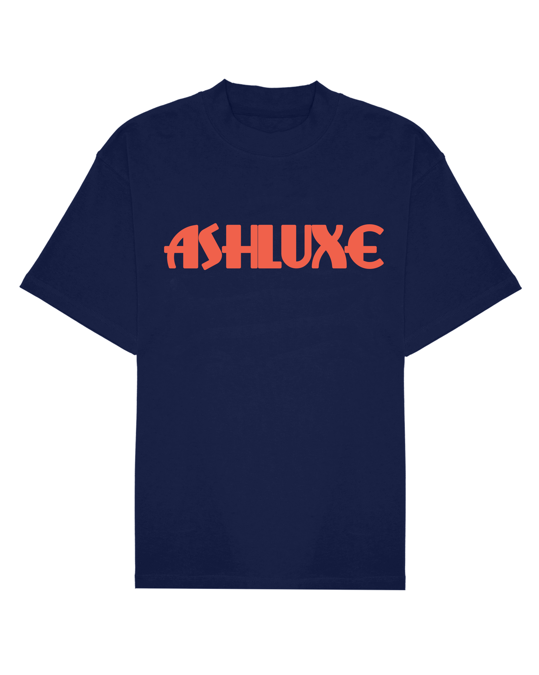 Ashluxe Neo Logo T-shirt Navy