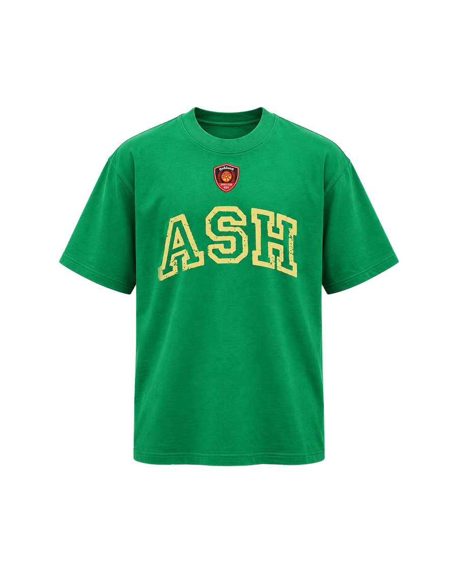 Ashluxe ASH Logo Sports Jersey Green