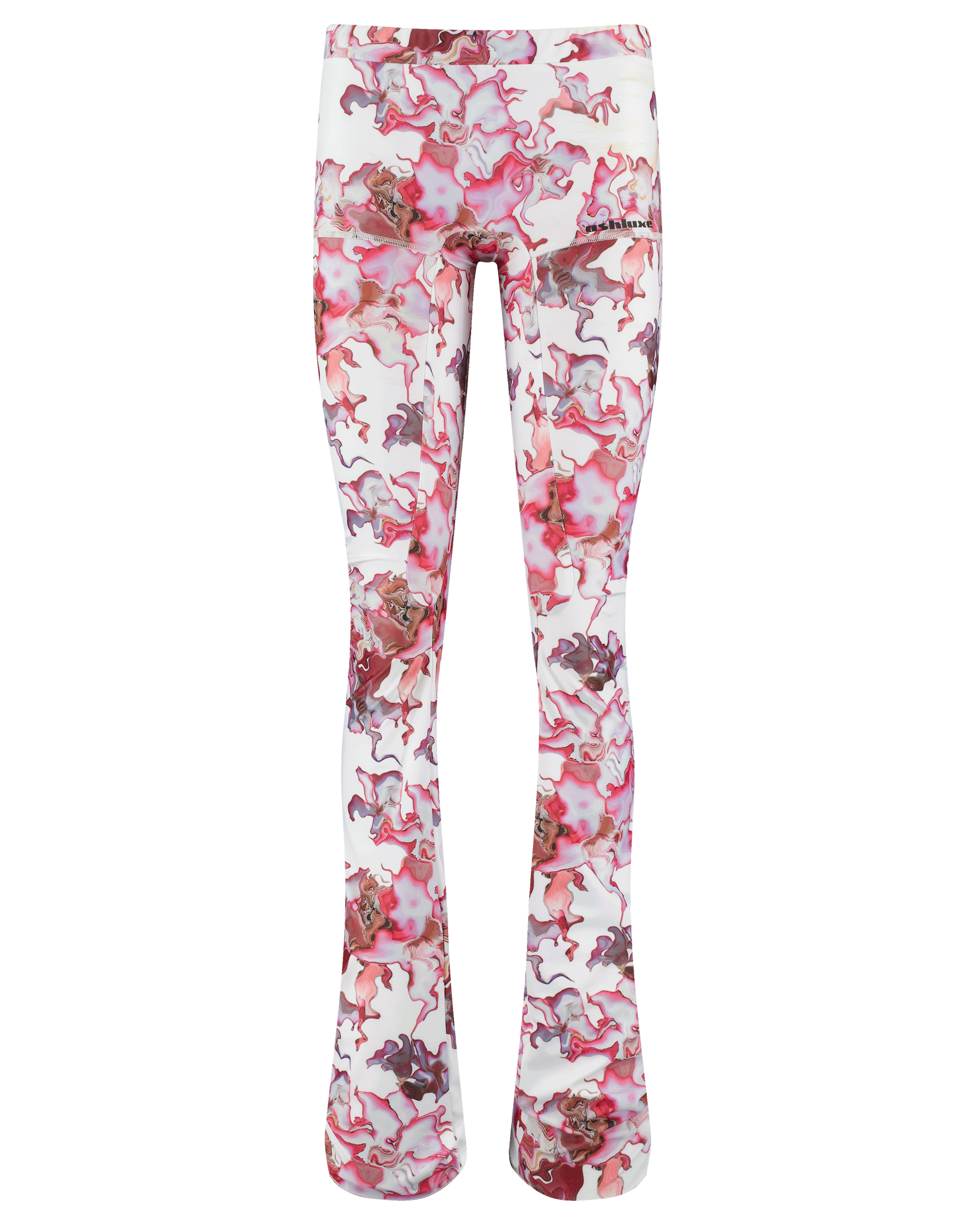 Ashluxe Female Flared Pants - Flowery Pink