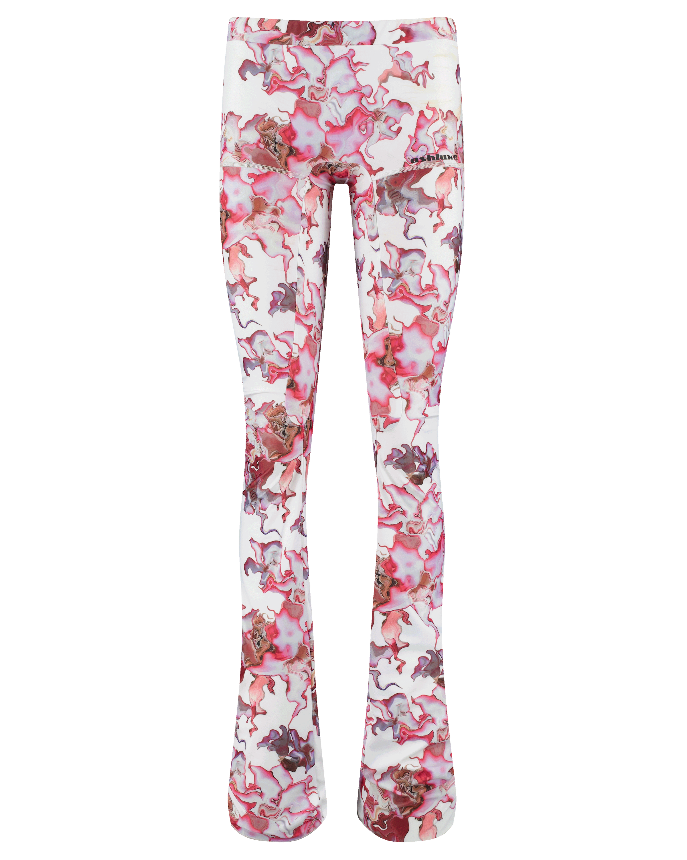 Ashluxe Female Flared Pants - Flowery Pink