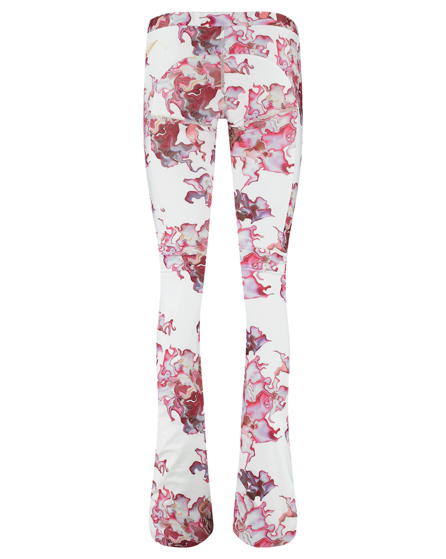 Ashluxe Female Flared Pants - Flowery Pink