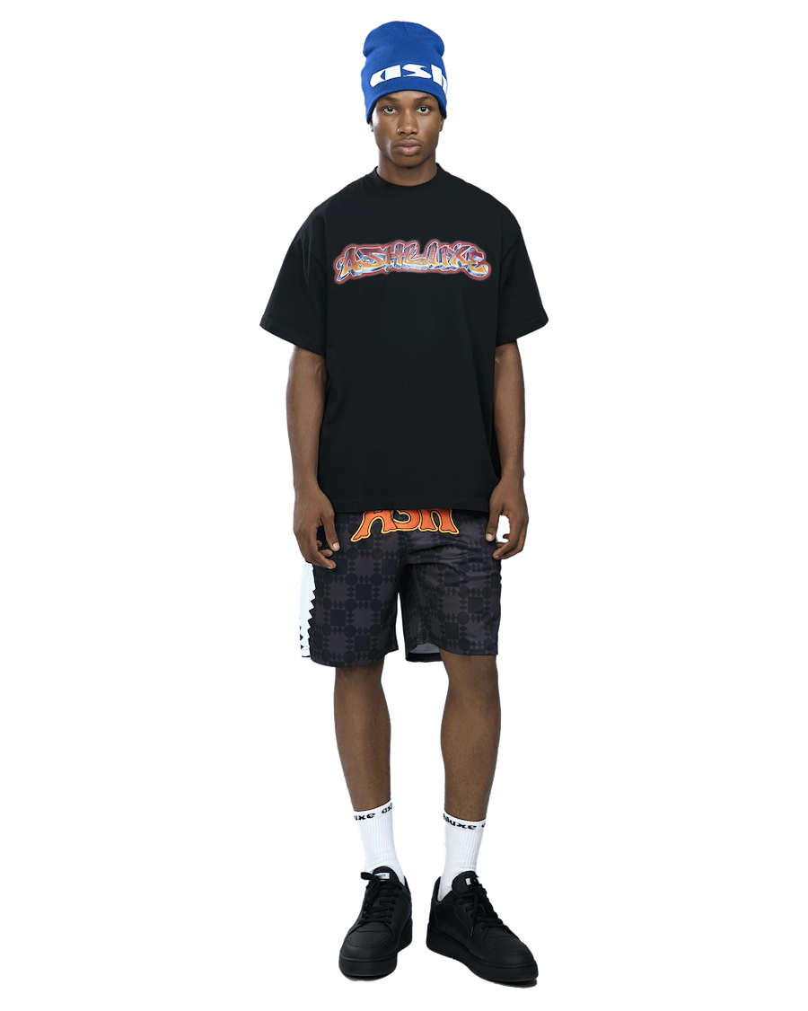 Ashluxe Glow Mockup Tee Black